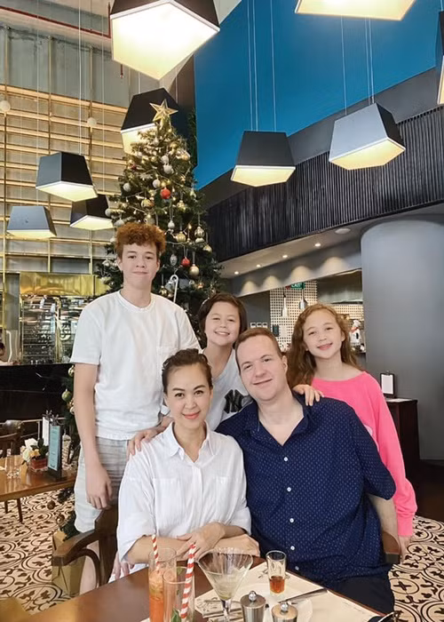 Các con của Ngọc Nga hiện theo học trường quốc tế tại TP HCM.