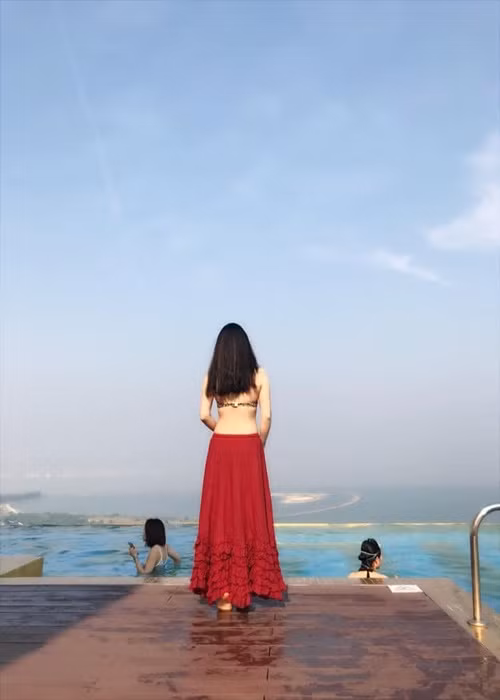 Nhờ tập luyện yoga, được gia đình ủng hộ, động viên, Quách Thu Phương cân bằng được cuộc sống, sức khỏe cũng ngày càng cải thiện.