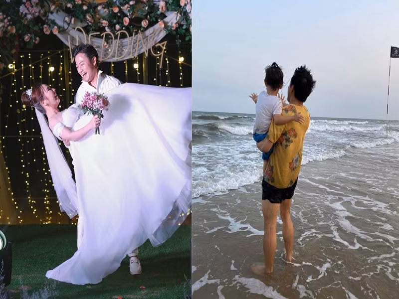 Yêu thương con chung, con riêng của vợ, chiều vợ hết mực, diễn viên Quý Bình được nhiều người cho rằng xứng danh người chồng quốc dân. Ảnh: Yeah1