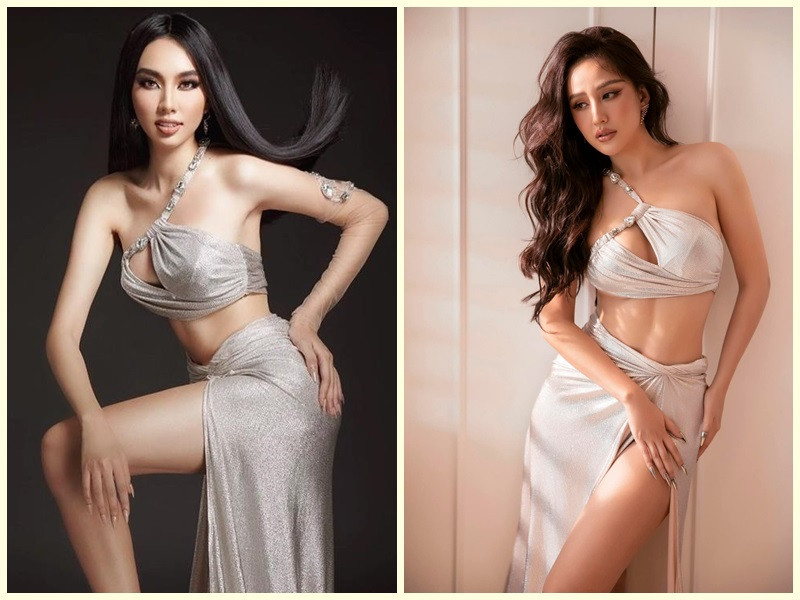 Một lần nữa, Mai Phương Thúy được nhiều người đánh giá cao hơn nhờ vòng một căng tràn ít mỹ nhân bì kịp. Ảnh: Vietnamnet, FBNV