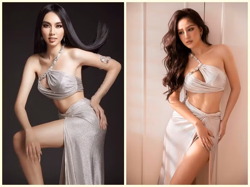 Một lần nữa, Mai Phương Thúy được nhiều người đánh giá cao hơn nhờ vòng một căng tràn ít mỹ nhân bì kịp. Ảnh: Vietnamnet, FBNV