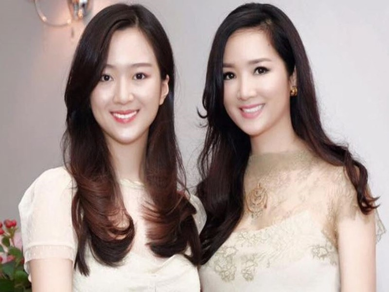 Hoa hậu Giáng My sinh con gái Anh Sa năm 1994. Cô giữ bí mật về bố của con gái cho đến năm 2016 thì chia sẻ người cũ của Giáng My là ông Đỗ Anh Dũng - chủ tịch Tân Hoàng Minh. Hiện tại, chuyện tình cảm của Giáng My là một ẩn số. Ảnh: Dân Trí