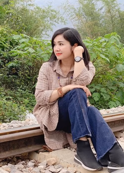 Thu Hà rất kiệm lời chia sẻ về gia đình. Công chúng chỉ biết chút ít thông tin về cuộc sống riêng tư của cô thông qua một số nguồn tin từ những người thân quen. Ảnh: Vietnamnet