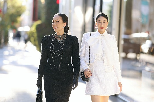 Diễn viên Diễm My sang Mỹ vào trung tuần tháng 12 vừa qua để thăm con gái, gặp gỡ người thân, bạn bè.