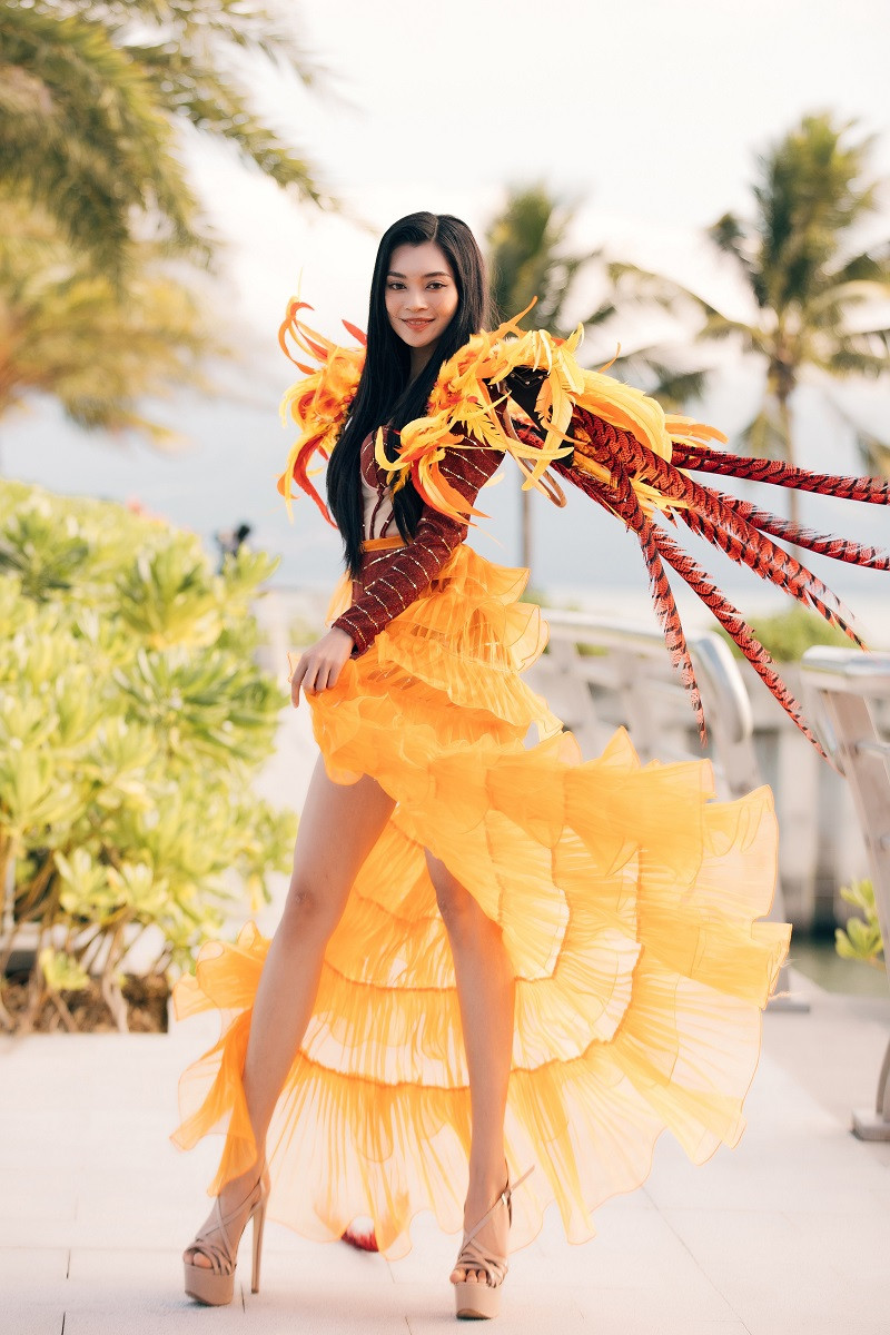 Điểm khác biệt ở Miss World Vietnam 2022 là Người đẹp biển được kết hợp với đêm Đại nhạc hội làm phần thi này trở nên lôi cuốn hơn.