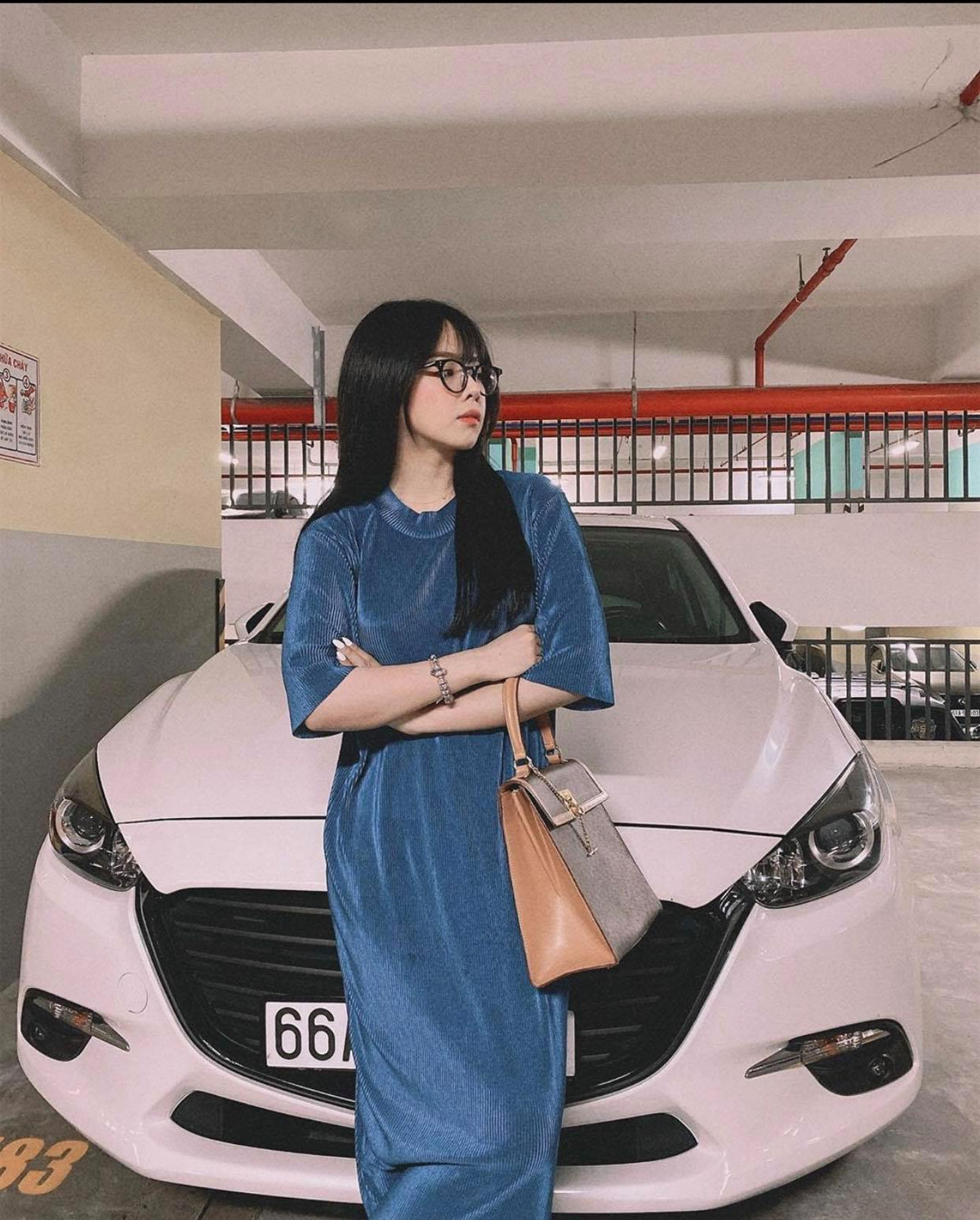 Khi chuyển sang phong cách bánh bèo, Mie cũng khiến fan trầm trồ vì thần thái sang chảnh không thua kém bất kì hotgirl nào của mình.