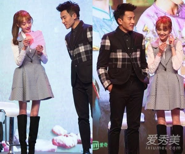 Trịnh Sảng cũng không ngoại lệ dù đã đi boot cao đến đầu gối nhưng vẫn không che được đôi chân quá gầy.