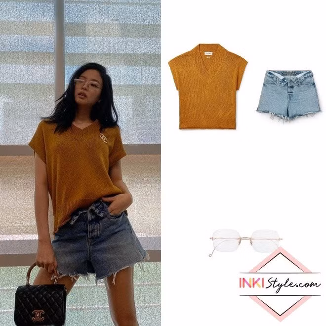 Quý cô thời trang Jennie (Black Pink) cũng nhanh chóng cập nhật xu hướng.