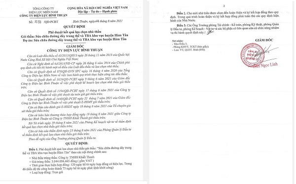 Gói thầu hơn 11 tỷ đồng tại Điện lực Bình Thuận đã có chủ - Hình 6 Goi thau hon 11 ty dong tai Dien luc Binh Thuan da co chu-Hinh-6