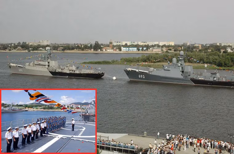 Cũng như nó và tàu “anh” Tartastan (691) không được thiết kế sân đỗ trực thăng chống ngầm. Việc lược bỏ đi sân đỗ máy bay thực tế thì cũng đúng khi mà ở vùng biển Caspian không phải là nơi hợp lý cho tàu ngầm hoạt động.