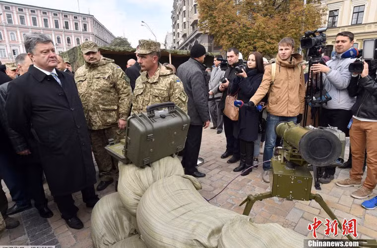 Một tổ hợp tên lửa chống tăng mới của Quân đội Ukraine.