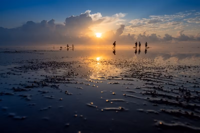 Cách thủ đô Hà Nội 110 km về phía đông nam, thị trấn Diêm Điền thuộc huyện Thái Thụy, tỉnh Thái Bình là một trong 3 khu dự trữ sinh quyển lớn nhất của vùng châu thổ sông Hồng. Theo nghĩa Hán Việt, diêm là muối, điền là ruộng, nghĩa gốc của từ Diêm Điền có nghĩa là ruộng muối. Tên làng đã nói lên nghề của nhân dân nơi đây, đó là làm muối và đi biển.