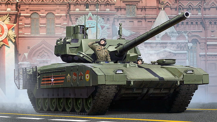 Trong điều kiện chiến đấu, xe tăng chủ lực T-14 Armata nhận dữ liệu tác chiến trực tuyến và cung cấp tự động các tham số đường đạn để điều khiển hỏa lực của toàn bộ liên kết chiến thuật.
