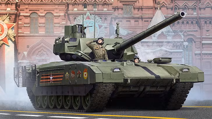 Trong điều kiện chiến đấu, xe tăng chủ lực T-14 Armata nhận dữ liệu tác chiến trực tuyến và cung cấp tự động các tham số đường đạn để điều khiển hỏa lực của toàn bộ liên kết chiến thuật.