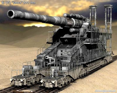 Chuyến tàu thứ tư gồm 20 toa, mang theo một nòng pháo nặng 400 tấn, cũng như các cơ cấu chất tải. Chuyến tàu thứ năm gồm 10 toa tàu chở đạn pháo và liều phóng. Trong các toa của chuyến tàu cuối cùng, nhiệt độ không khí luôn được duy trì không quá 15 độ.