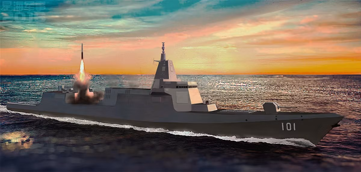 Trên các tàu khu trục hiện đại của Trung Quốc và thậm chí trên các tàu khu trục và tàu hộ tống mới nhất (có lượng giãn nước rất nhỏ) của Nga, có thể triển khai nhiều loại tên lửa để phòng không, tác chiến chống ngầm, chống tàu nổi và tấn công đất liền.