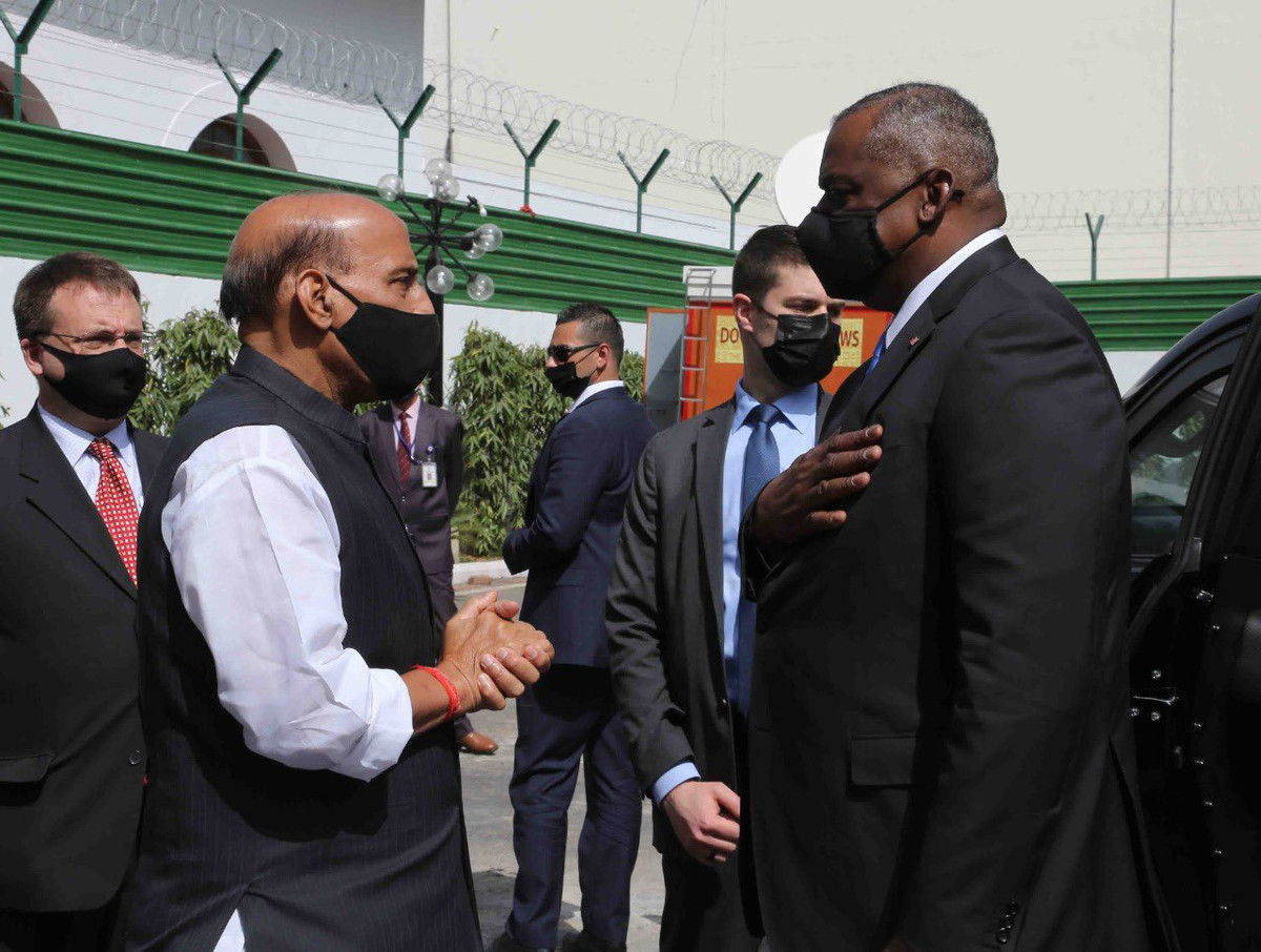 Bộ trưởng quốc phòng Mỹ đã đến Ấn Độ vào tối thứ Sáu, trong khuôn khổ nỗ lực của chính quyền Biden, nhằm thành lập một liên minh với các nước châu Á “thân thiện”, nhằm chống lại sự quyết đoán của Bắc Kinh ở Ấn Độ - Thái Bình Dương.