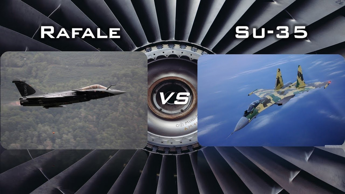 Còn trong một cuộc chiến quần vòng hẹp (trong tầm nhìn), thì phải khẳng định, khả năng cơ động hoàn toàn không phải là điểm mạnh của Rafale, mà ưu thế này luôn thuộc về máy bay chiến đấu của Nga; và với hệ thống cảm biến hồng ngoại rất mạnh và khả năng cơ động, chắc chắn Rafale không phải là đối thủ của Su-35. Nguồn ảnh: Forces.