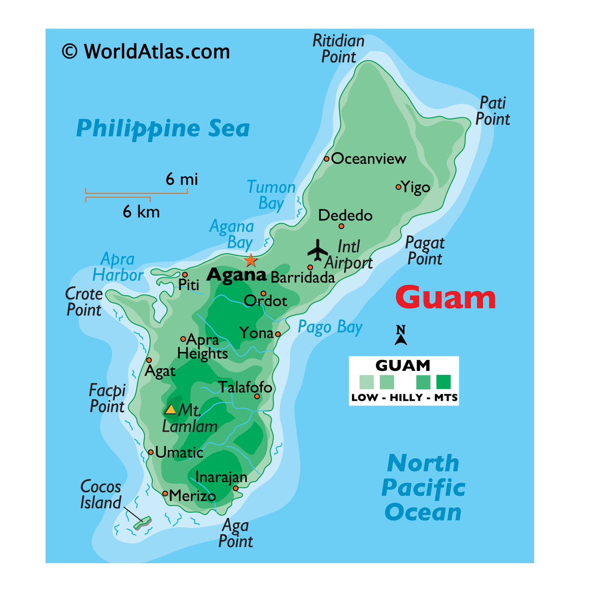 Tại Guam, hệ thống chiến đấu Aegis, được coi như một phần để bảo vệ căn cứ Không quân Anderson rất lớn của Không quân Mỹ tại đây. Hệ thống Aegis có thể xây dựng ở cuối cùng ở phía nam của hòn đảo, và bệ phóng tên lửa cũng có thể được triển khai trong một hang động trên đảo.