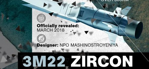 Theo các chuyên gia quân sự, Zircon xứng đáng được gọi là “sát thủ hàng không mẫu hạm” mới, vì với tốc độ và sức công phá của đầu đạn, Zircon có thể đánh chìm chiến hạm lớn, chỉ bằng một phát bắn trúng. Nguồn ảnh: BMDP.