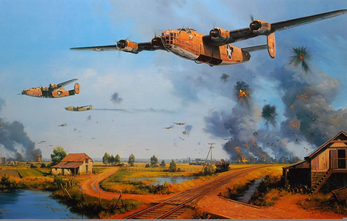 Quân đội Mỹ trong các cuộc chiến đã thực hiện nhiều chiến dịch, mức độ thành công đều khác nhau. Nhưng “Chiến dịch Sóng thủy triều” cho đến nay vẫn được coi là trận tập kích đường không bi thảm nhất của Mỹ trong chiến tranh thế giới thứ hai nói riêng, và trong toàn bộ lịch sử Không quân Mỹ kể từ khi ra đời tới nay nói chung. Nguồn ảnh: Warhistory.