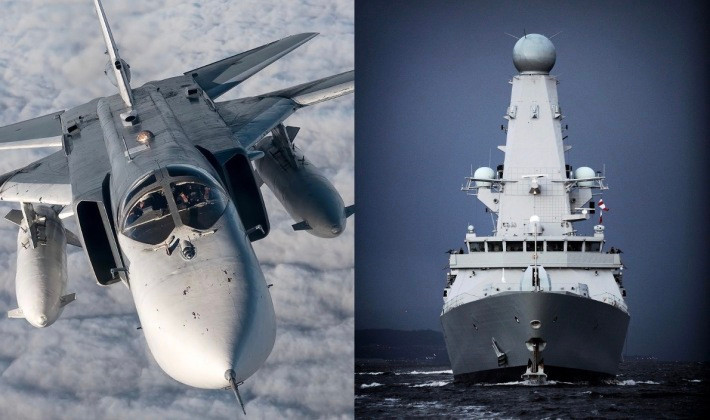 Tên lửa Kh-31 di chuyển với tốc độ trên Mach 3 và tác động đến các mục tiêu đủ nhanh để xé toạc các tàu chiến lớn làm đôi. Với việc mỗi chiếc Su-24M có khả năng triển khai một số tên lửa này và bắn từ tầm xa, có thể gây ra mối đe dọa nghiêm trọng đối với các tàu khu trục của Anh. Nguồn ảnh: Pinterest.