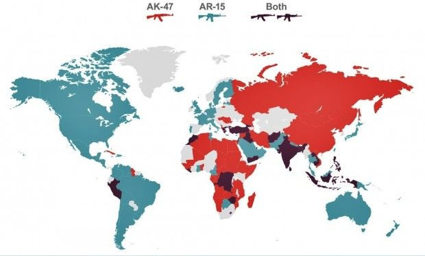 Quân đội Mỹ đã mua khoảng tám triệu khẩu M-16 tính đến năm 2003 và đã có khoảng 75 triệu khẩu AK-47, được sản xuất trong Chiến tranh Lạnh. Nếu các con số được tính là phiếu bầu, thì khẩu AK đã dành chiến thắng và được đặt biệt danh là “vũ khí của thế kỷ 20”.