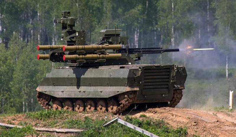 Bộ Quốc phòng Nga cho biết, đây là lần đầu tiên họ thực hiện nhiệm vụ phòng thủ với sự tham gia của nhiều vũ khí mới. Robot Uran-9 có thể được treo móc treo bên ngoài trực thăng vận tải hạng trung Mi-17, sau đó đưa Uran-9 tới khu vực tác chiến để chúng hỗ trợ các hoạt động chiến đấu.