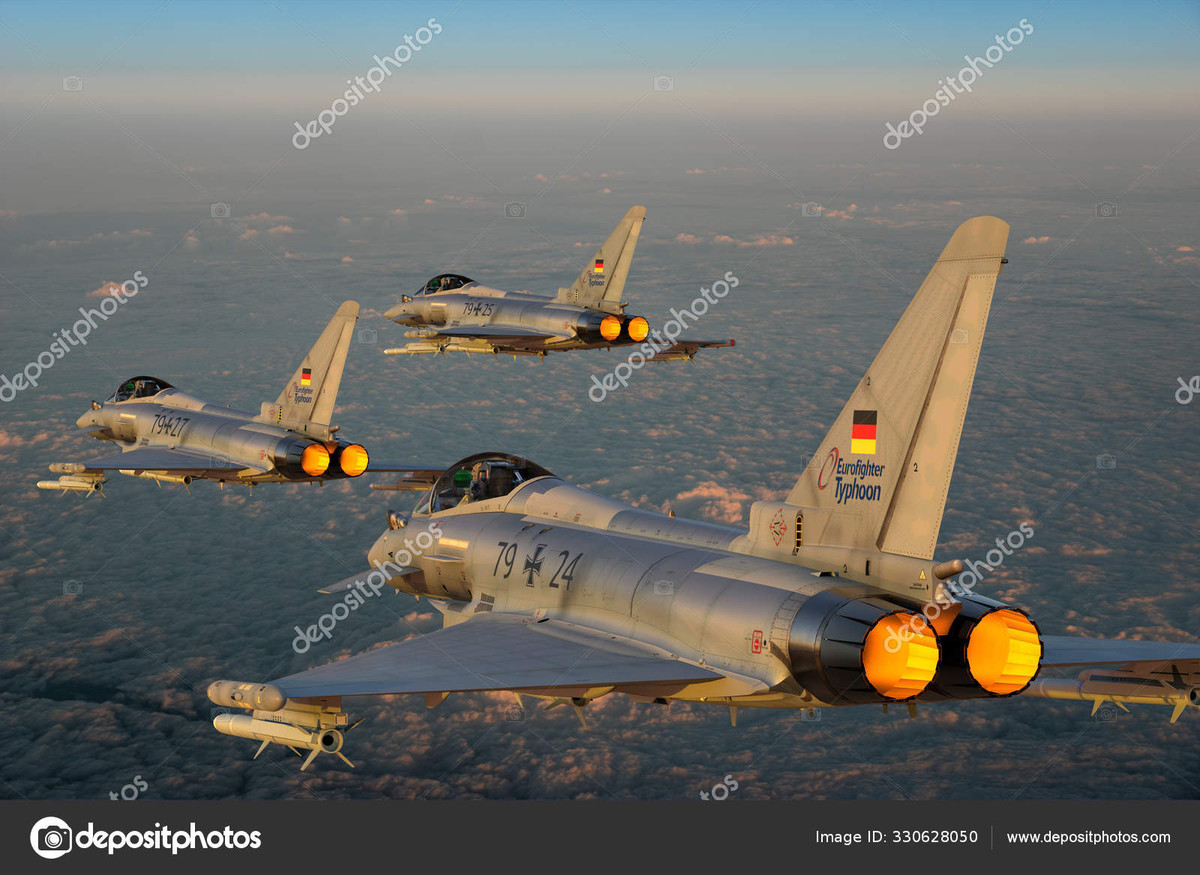 Đến nay, đã có hơn 400 chiếc Typhoon đã được chế tạo, phục vụ trong không quân của các quốc gia Đức, Anh, Tây Ban Nha, Ý và cả Áo. Ả Rập Saudi và Oman cũng đã mua 25 máy bay chiến đấu Typhoon.
