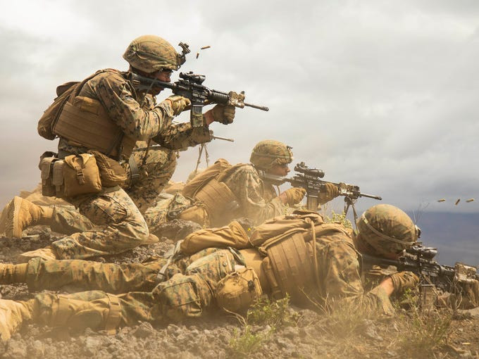 Những binh lính của các đơn vị chiến đấu được đánh giá là xuất sắc trong thực hiện ý định tác chiến, làm việc theo nhóm và giảm thiểu thiệt hại về vũ khí trang bị; nhất là các lực lượng đặc biệt, như đã loại bỏ các mối đe dọa đối với an ninh quốc gia như Osama Bin Laden.