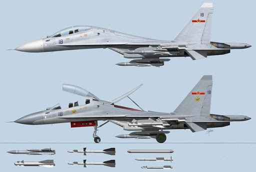 Hệ thống điện tử hàng không và cảm biến mới cũng cho phép máy bay tiêm kích J-11B hoạt động hiệu quả hơn nhiều trong vai trò tấn công trên không và trên biển so với Su-27, một ví dụ là khả năng mang bom và tên lửa dẫn đường chính xác chống lại các mục tiêu của đối phương.