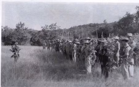 Trung đoàn 96 bộ binh (thiếu) của Quân đội Việt Minh, do Trung đoàn trưởng Nguyễn Minh Châu chỉ huy, gồm Tiểu đoàn bộ binh 40, Tiểu đoàn bộ binh 79 (thiếu), hai đại đội hoả lực trực thuộc trung đoàn, trang bị 6 cối 81mm, 4 ĐKZ 57 mm, 11 SKZ 60 mm và một số súng phóng bom.
