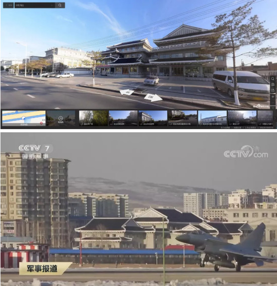 Dẫu vậy, rất nhanh chóng, truyền thông nhà nước Trung Quốc đã lập tức đính chính tin tức và không hề có bất cứ chiếc J-10B nào được họ chuyển giao cho Triều Tiên. Bản thân chiếc J-10B bị cắt ghép là một máy bay thuộc lữ đoàn không quân của chiến khu bắc bộ trong lúc đang thực hành diễn tập, nơi có kiến trúc nhà cửa có sự ảnh hưởng với văn hóa Triều Tiên. Ảnh: Chiếc J-10B bị hiểu lầm được cắt ra từ phóng sự của CCTV