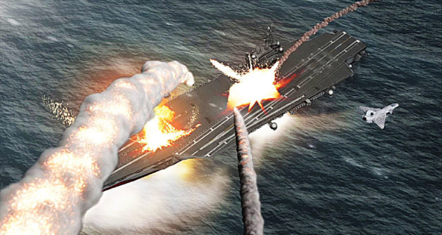 Các tên lửa chống hạm vượt siêu âm được phóng bởi nhiều bệ phóng khác nhau, có thể tạo thành “làn sóng” tấn công. Nó từng khiến nhóm tác chiến tàu sân bay Mỹ “sợ hãi”, cho đến khi xuất hiện hệ thống phòng thủ Aegis, cải thiện đáng kể khả năng phát hiện, nhận biết và đánh chặn của tàu chiến Mỹ trước các mục tiêu trên không.