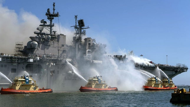 Cần phải nói rằng, việc cháy tàu Goodman Richard, không chỉ đồng nghĩa với tổn thất tài sản khổng lồ hàng tỷ USD cho Hải quân Mỹ, mà còn là sự suy yếu hơn nữa về khả năng tác chiến đổ bộ. 