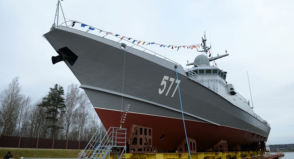 Tàu tiến công nhanh Odintsovo được đặt lườn vào ngày 29/7/2016 tại nhà máy đóng tàu Leningrad Pella ở Otradnoye. Một điểm mới của dự án là việc thay thế thiết bị nhập khẩu gần như hoàn toàn, đặc biệt là động cơ cho con tàu được sản xuất tại nhà máy Zvezda ở St.Petersburg.