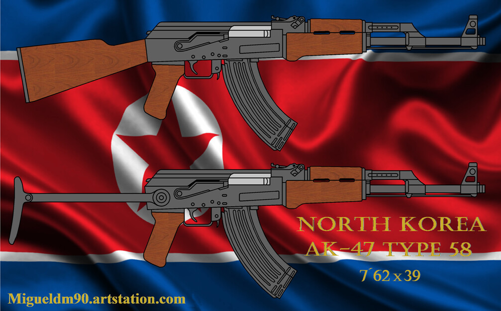 Trong khi đó, ở phân khúc vũ khí bộ binh, các loại súng trường tấn công Type 58 và 68 được Triều Tiên sản xuất, dựa trên giấy phép AK-47 và AKM của Kalashnikov.