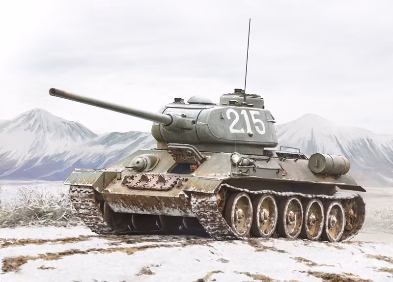 Các lô hàng viện trợ ban đầu của Liên Xô bao gồm 37 xe tăng T-34, hàng chục nghìn khẩu súng bộ binh, súng cối, máy bay chiến đấu Il-10 và Yak-9, và một số loại pháo khác nhau.