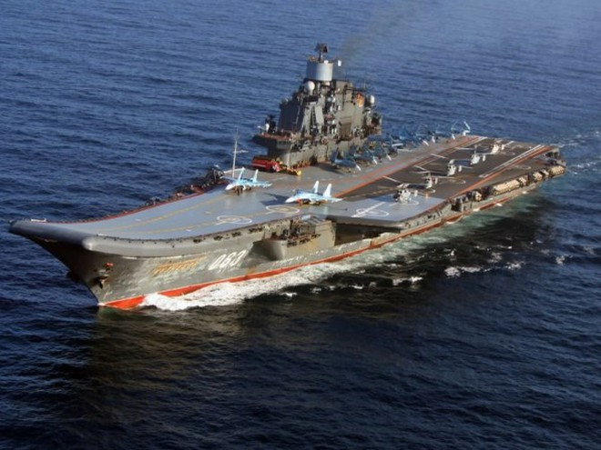 Tàu sân bay Đô đốc Kuznetsov trước đó đã thực hiện hoạt động chiến đấu duy nhất vào năm 2016, khi con tàu tiến vào biển Địa Trung Hải và là một phần của một nhóm tàu chiến tấn công quy mô lớn.