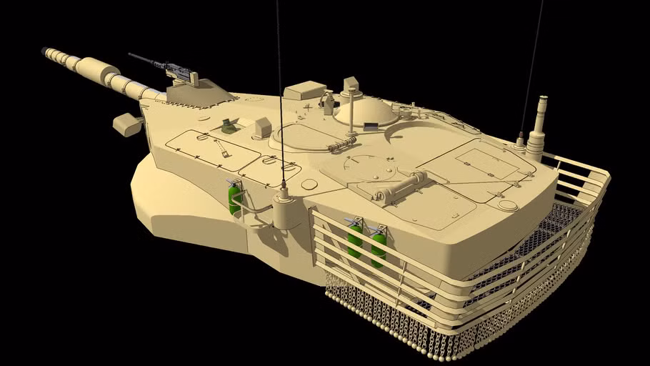 Thiết kế này của Merkava làm cho nó ít khả năng ''sống sót'' hơn trong trường hợp xe bị trúng đạn, so với các thiết kế tháp pháo chứa được nhiều đạn pháo như xe tăng M1 Abrams của Mỹ, K2 Black Panther của Hàn Quốc hoặc Leclerc của Pháp.