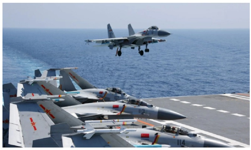 Như vậy Hải quân Trung Quốc sẽ có đủ ba chiếc tàu sân bay, đủ hình thành một cụm tác chiến tàu sân bay như mô hình của Hải quân Mỹ. Điều này có nghĩa là cần phải đào tạo thêm nhiều phi công hải quân và tìm loại máy bay phù hợp để huấn luyện họ.