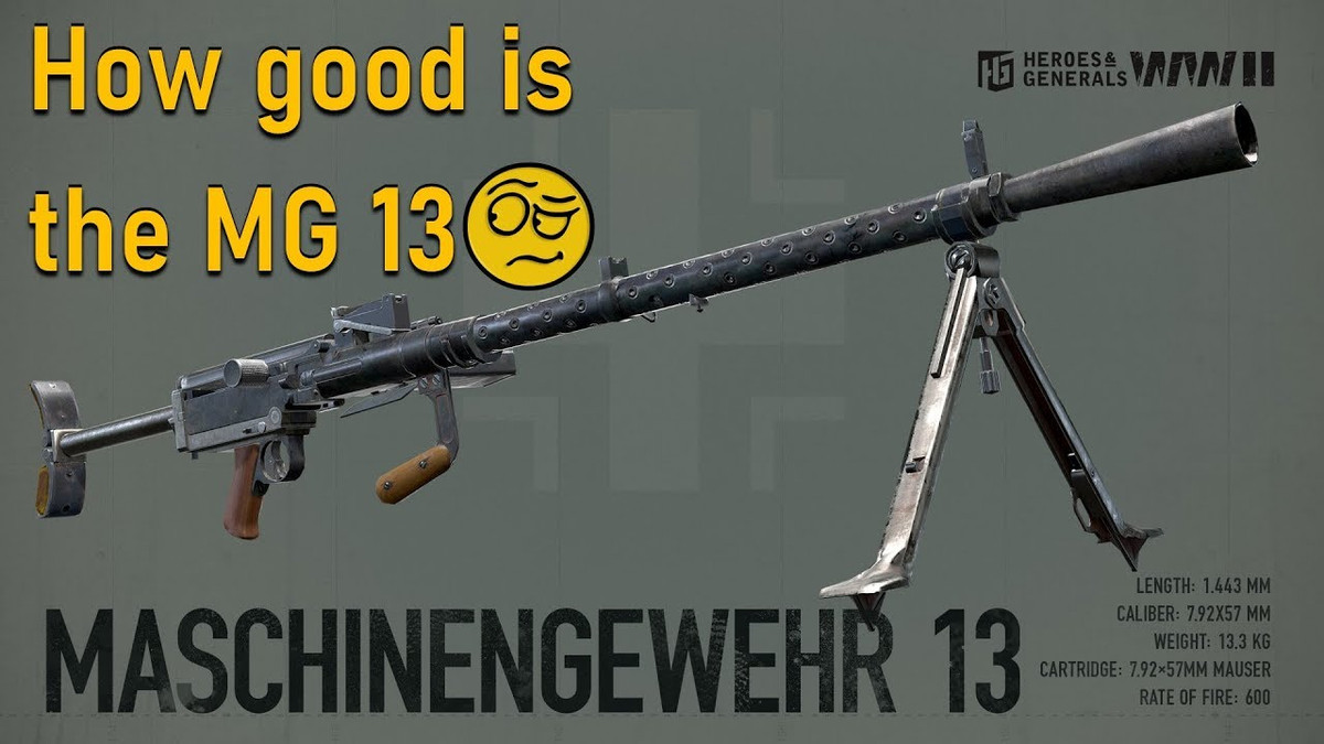 Những nỗ lực của các kỹ sư Đức về thiết kế một mẫu súng máy nhỏ gọn, làm mát bằng không khí, đã tạo ra khẩu súng máy MG 13. Mặc dù sau này được thay thế bởi khẩu súng máy MG 34 cải tiến, nhưng thiết kế này vẫn mang tính cách mạng.