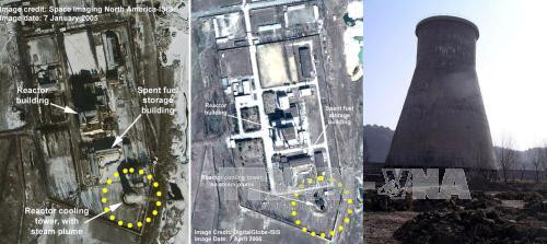 IAEA đã đăng ký các dấu hiệu về hoạt động của lò phản ứng, bao gồm cả việc xả nước làm mát, bất chấp việc Triều Tiên hứa vào năm 2018 sẽ tháo dỡ tất cả các cơ sở hạt nhân ở Yongbyon. Tuy nhiên các hành động dỡ bỏ cấm vận của Mỹ không như lời hứa trước đó, nên Triều Tiên quyết định tiếp tục các hoạt động làm giàu uranium. Nguồn ảnh: TTXVN/Vietnamplus.