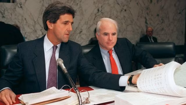 Sau khi về nước, McCain bắt đầu sự nghiệp chính trị, trở thành một thượng nghị sĩ và đã nỗ lực hết mình để cải thiện quan hệ Việt - Mỹ, biến hai cựu thù thành đối tác. Với sự ủng hộ của Thượng nghị sĩ John Kerry và Tổng thống Bill Clinton, McCain đã thành công trong nỗ lực thuyết phục quốc hội Mỹ đồng ý tái lập quan hệ ngoại giao với Việt Nam.