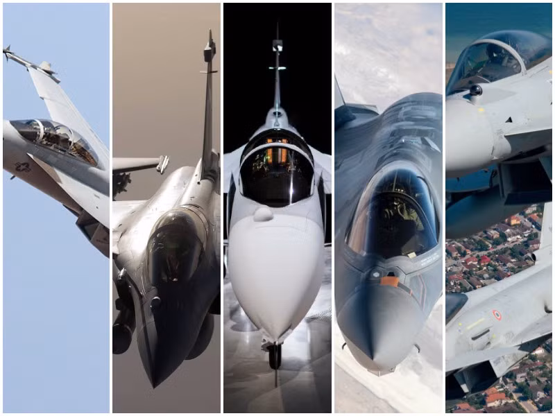 Các loại máy bay chiến đấu của châu Âu tham gia đấu thầu gồm Rafale, Typhoon và Gripen; phía Mỹ có hai loại chiến đấu cơ là F/A-18E/F Super Hornet của Boeing và đặc biệt là Lockheed Martin đưa F-35 tham gia đấu thầu.
