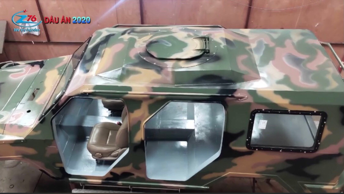 Đặc biệt mới đây, trong phóng sự được thực hiện tại nhà máy Z-176, mẫu xe thiết giáp 4x4 hạng nhẹ do Việt Nam chế tạo đã xuất hiện công khai trên sóng truyền hình. Nguồn ảnh: Z176.