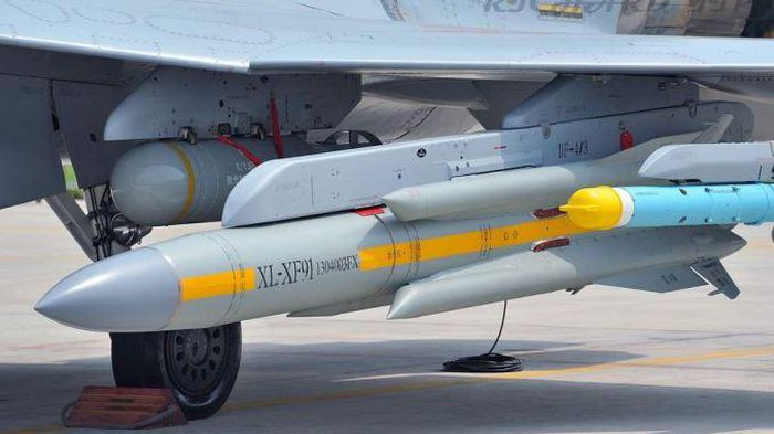 Bắc Kinh tự phát triển biến thể YJ-91 sao chép tên lửa Kh-31P của Nga, với tầm bắn xa hơn và tăng cường khả năng diệt hạm. Cuối cùng là mẫu LD-10, phát triển từ tên lửa phòng không PL-12. J-16D cũng có thể mang theo hầu hết vũ khí cơ bản như tên lửa đối không PL-9 và PL-12.