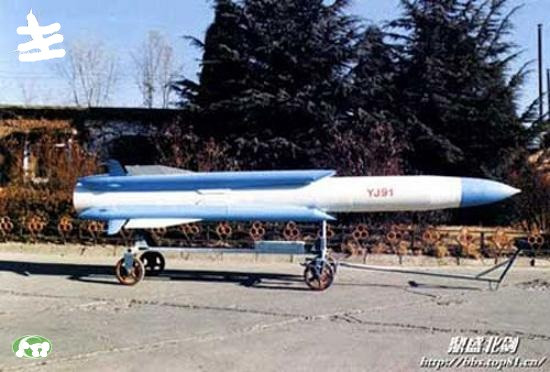Loại tên lửa chống bức xạ CM-103, có tầm bắn 60 km và đủ chính xác để tấn công các mục tiêu hải quân và mặt đất bằng đầu đạn nặng 80kg. Trung Quốc cũng có một bản sao của tên lửa Kh-31P của Nga, được gọi là YJ-91, có tầm bắn xa hơn một chút và cũng có khả năng chống tàu nổi.