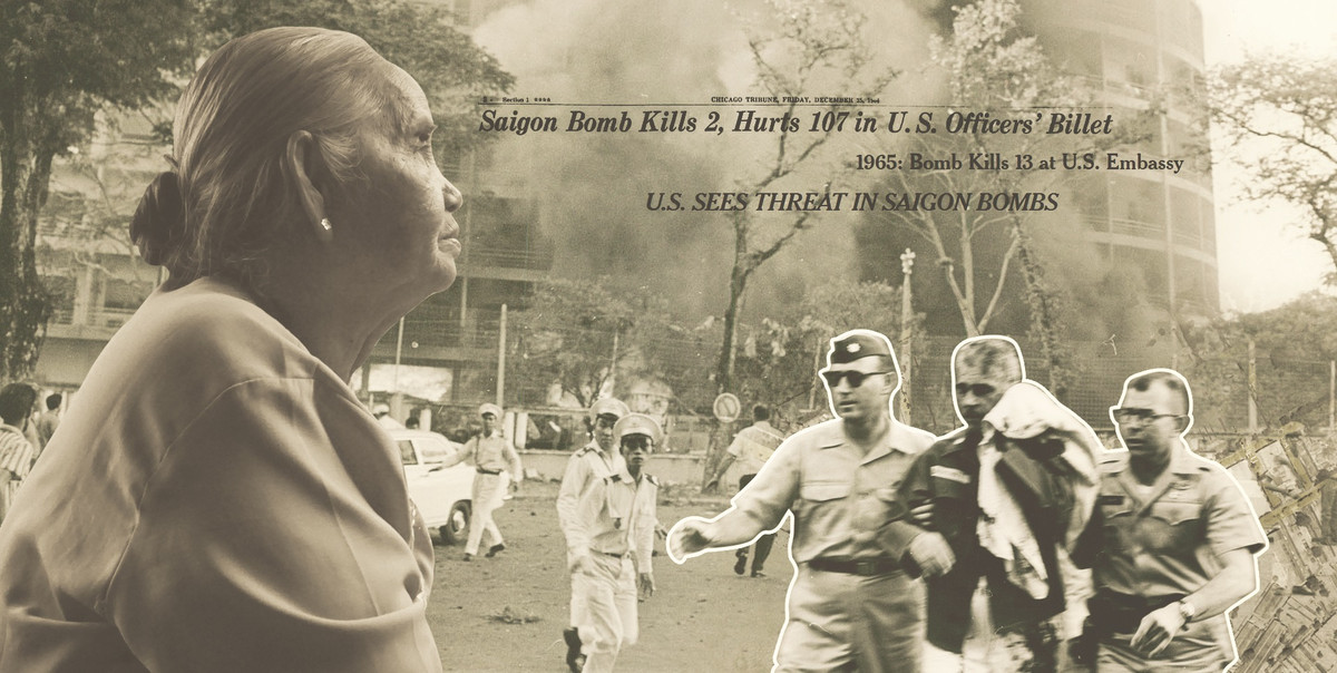 Dân chúng và báo giới thời đó đã không ngớt lời bàn tán thán phục tài “xuất quỷ nhập thần", của Biệt động Sài Gòn. Sau trận đánh này, đại sứ quán Mỹ phải chuyển đến địa điểm mới và xây mới hoàn toàn. Nguồn ảnh: TH.