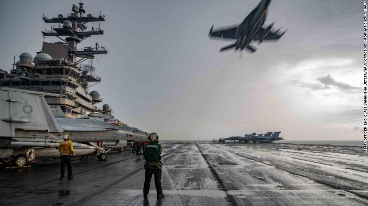 Tờ Stars and Stripes đưa tin, Hải quân Mỹ nêu rõ trong thông cáo báo chí rằng, tàu USS Reagan sẽ tiến hành các hoạt động cất và hạ cánh trên tàu sân bay, các cuộc tấn công trên biển và huấn luyện chống tàu ngầm ở Biển Đài Loan.